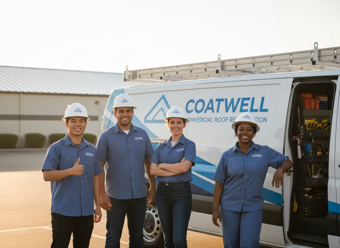 Commercial roof coating company in Seiling, OK